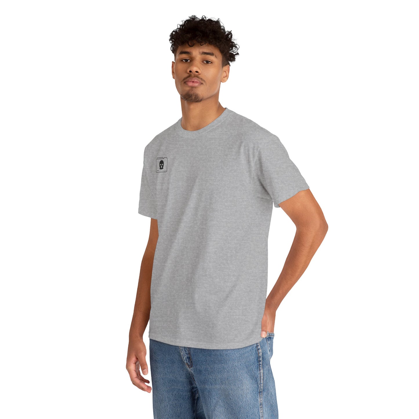 3D Patriot Small Logo with Afraid of Girls - Unisex Heavy Cotton Tee
