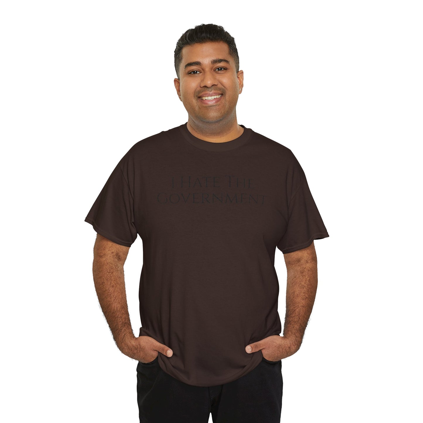 I Hate The Government (Extra Colors) - Unisex Heavy Cotton Tee