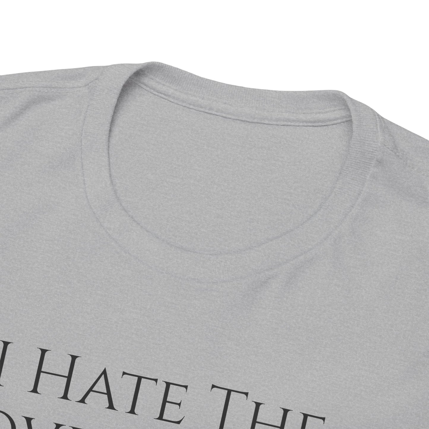 I Hate The Government (Extra Colors) - Unisex Heavy Cotton Tee