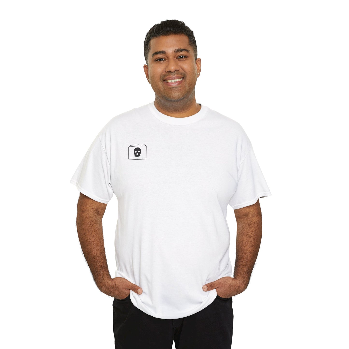 3D Patriot Small Logo with Afraid of Girls - Unisex Heavy Cotton Tee
