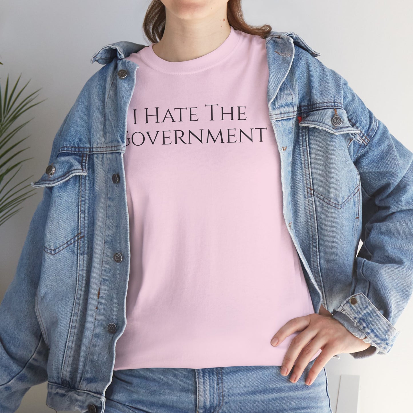 I Hate The Government - Unisex Heavy Cotton Tee