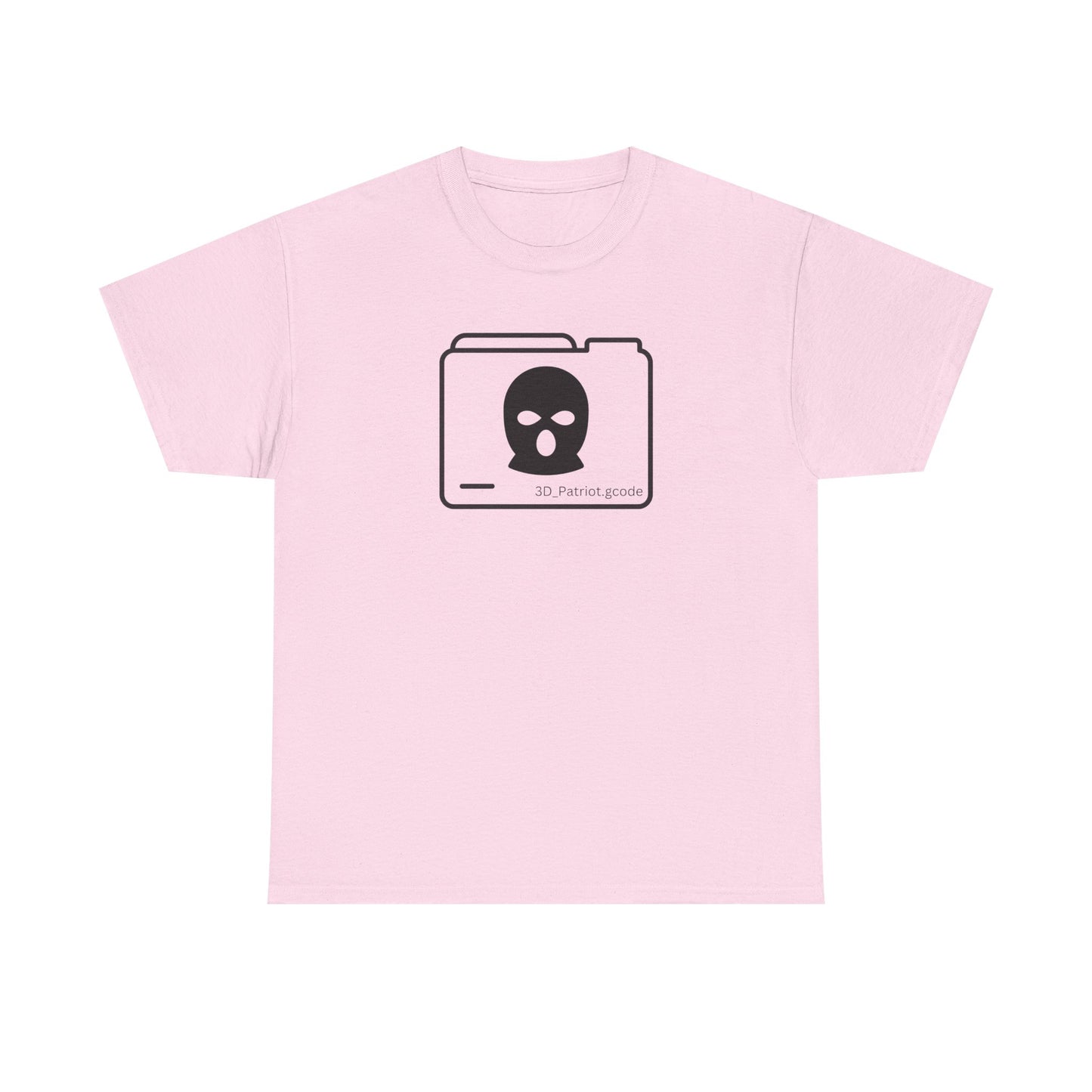 3D Patriot Logo with Guillotine - Unisex Heavy Cotton Tee