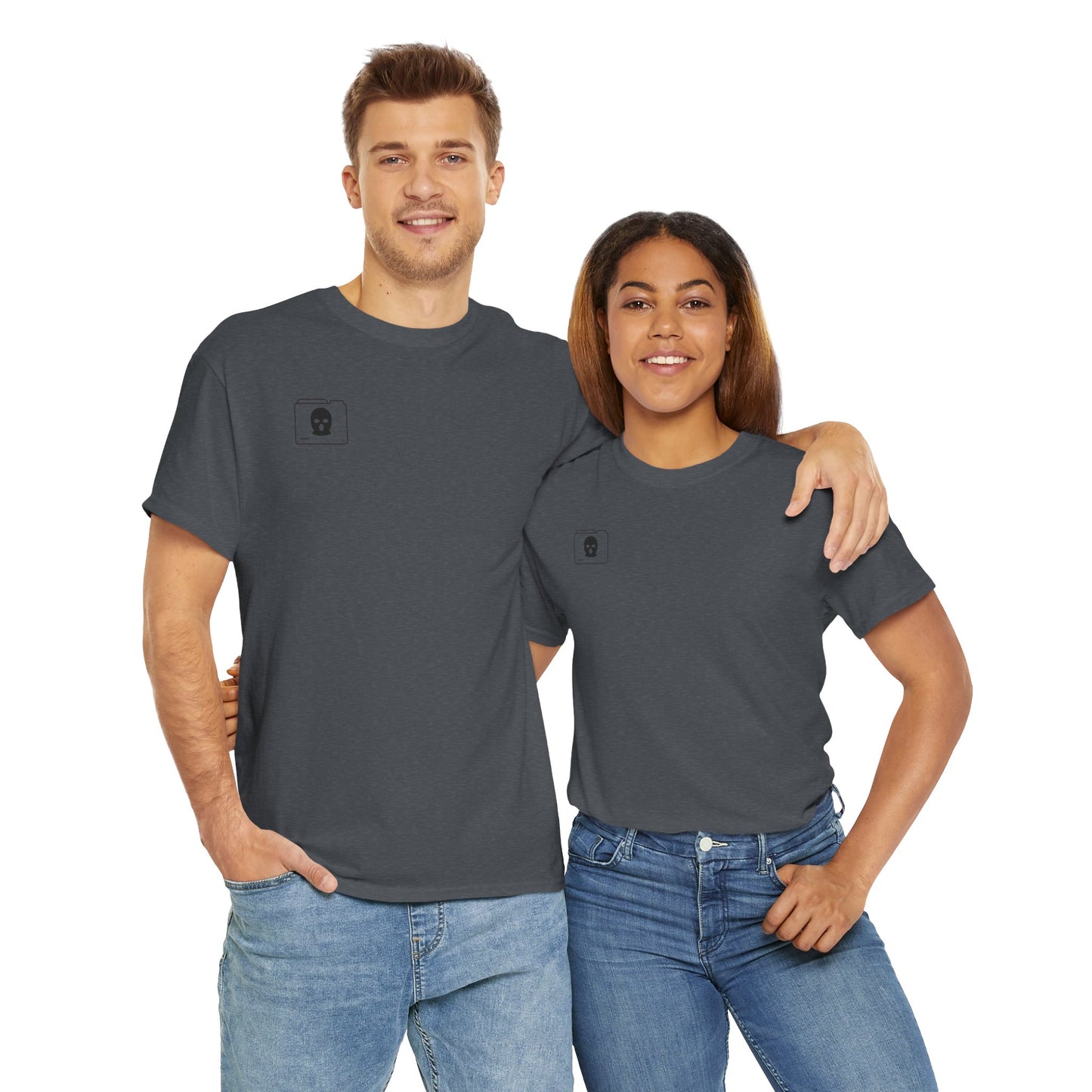 3D Patriot Small Logo with Afraid of Girls - Unisex Heavy Cotton Tee