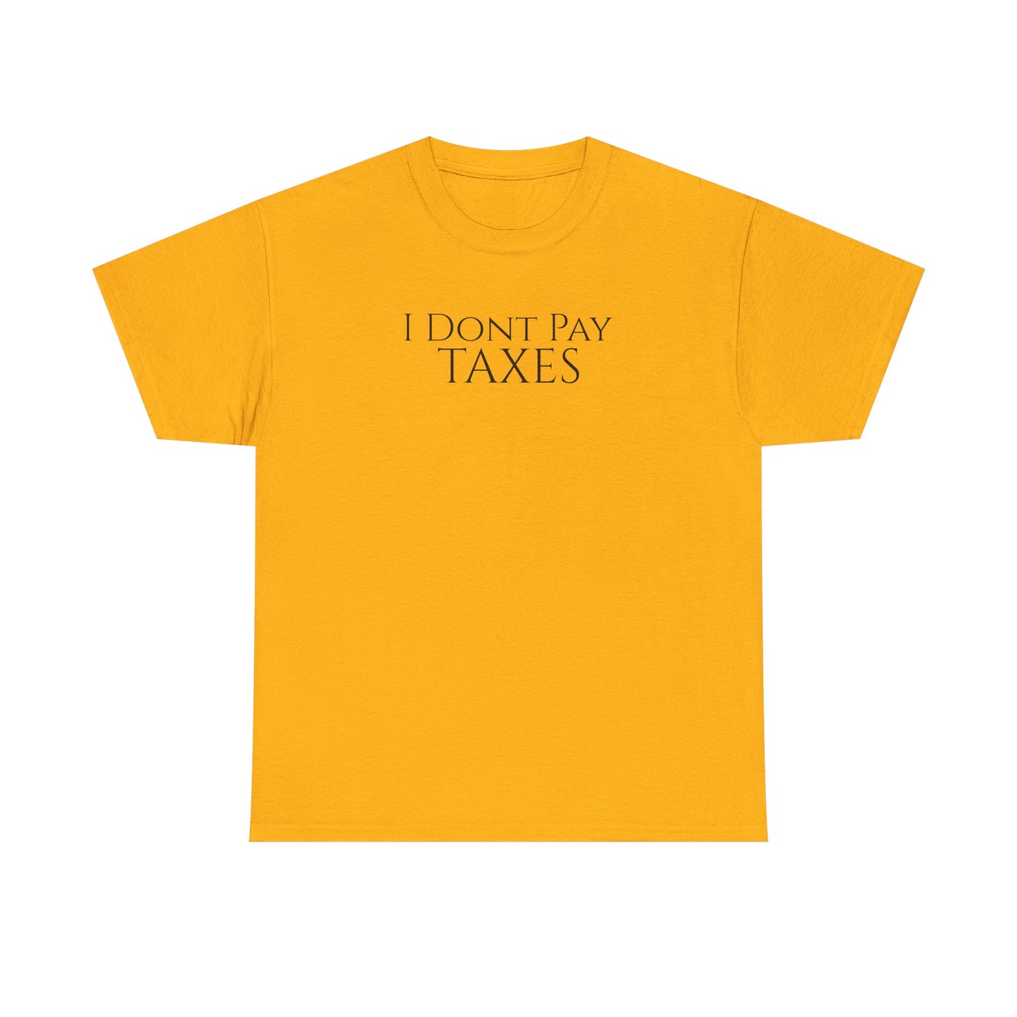 I Dont Pay TAXES - Unisex Heavy Cotton Tee