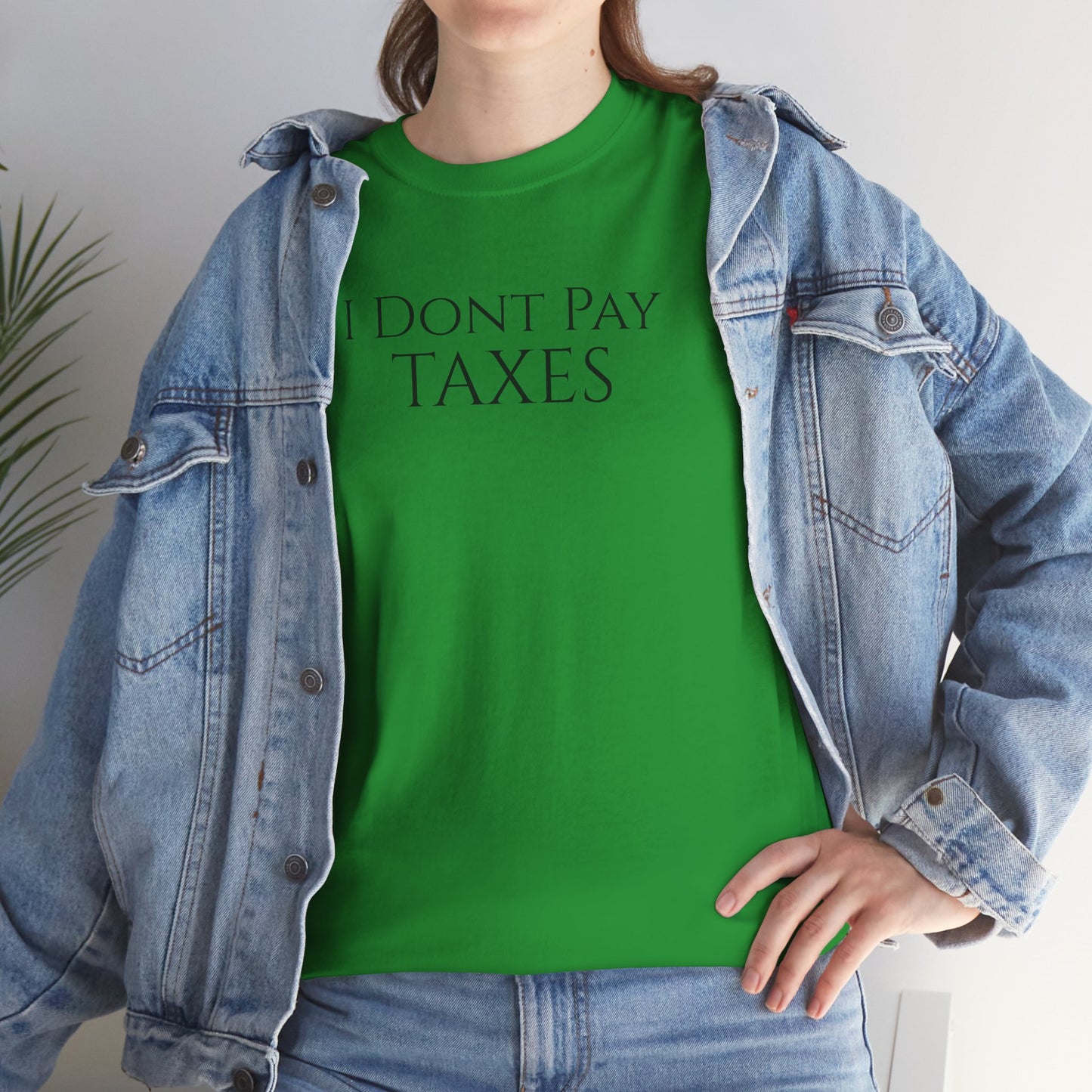 I Dont Pay TAXES (Extra Colors) - Unisex Heavy Cotton Tee