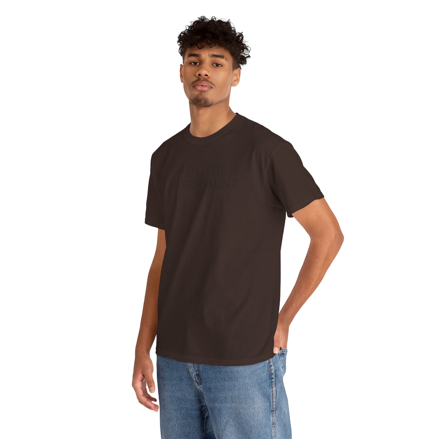 I Hate The Government (Extra Colors) - Unisex Heavy Cotton Tee