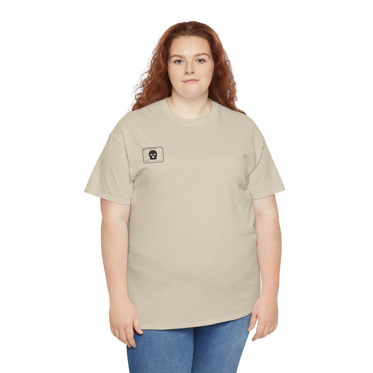 3D Patriot Small Logo with Afraid of Girls - Unisex Heavy Cotton Tee