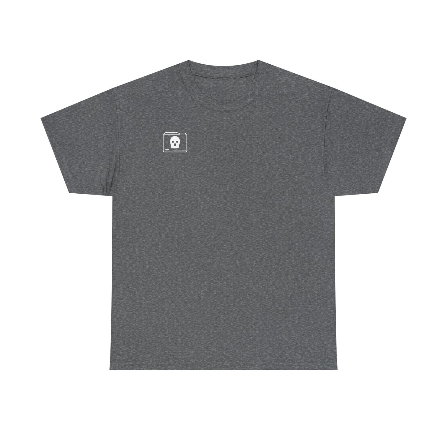 WHITE 3D Patriot Small Logo with Guillotine - Unisex Heavy Cotton Tee