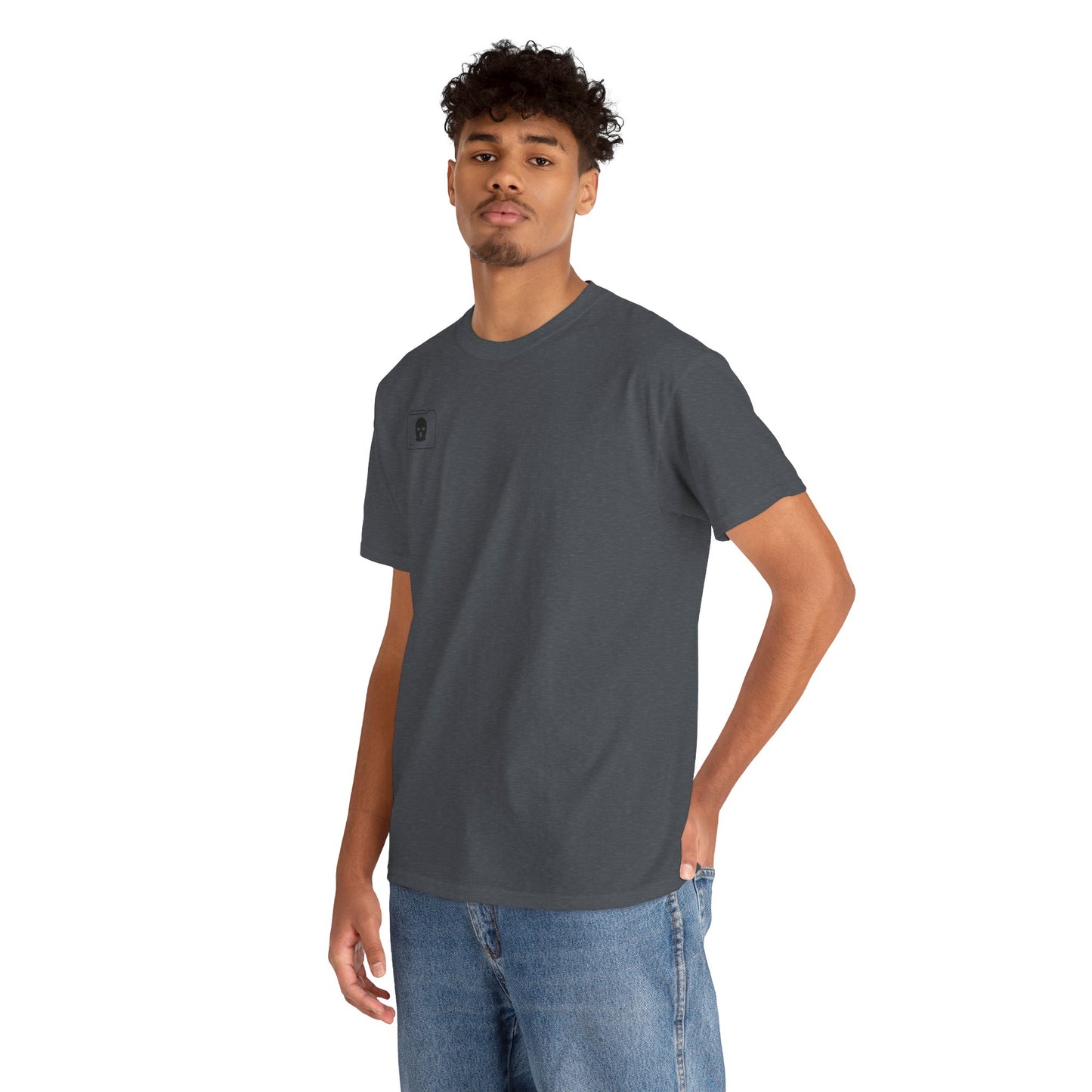 3D Patriot Small Logo with Afraid of Girls - Unisex Heavy Cotton Tee