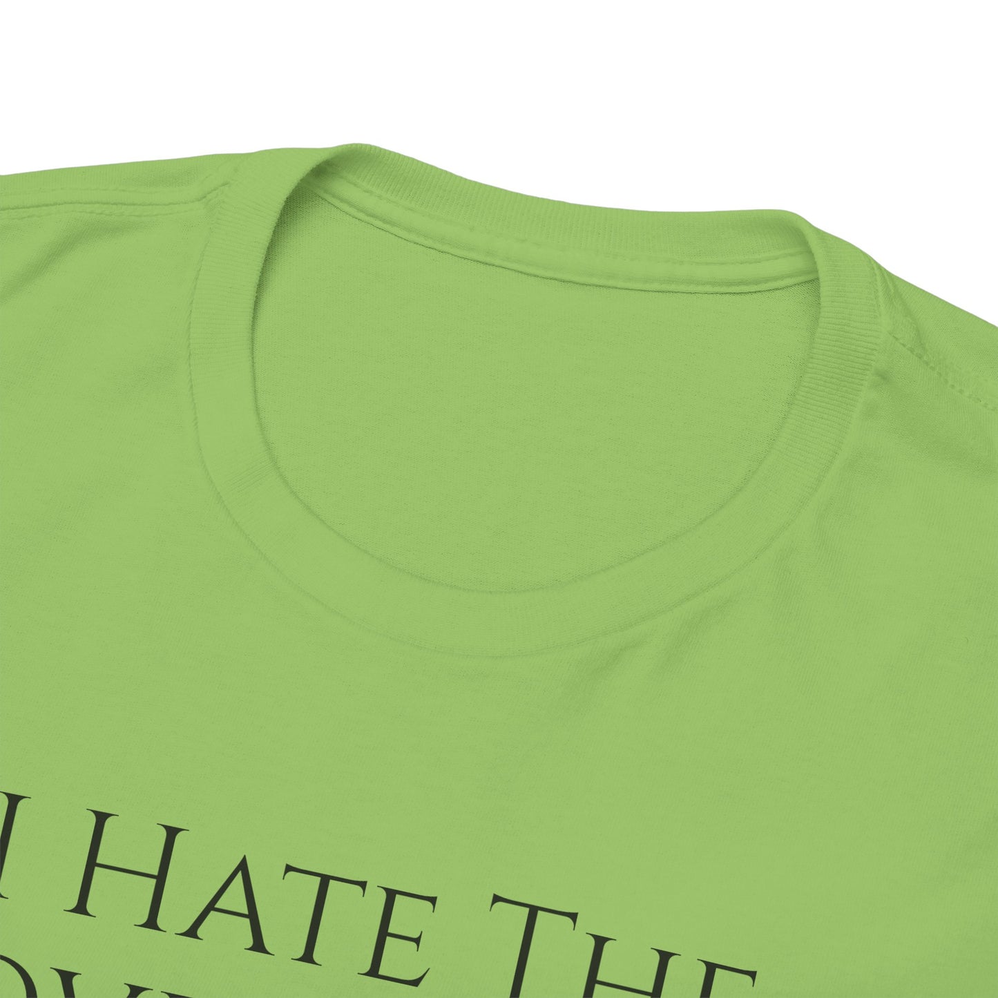 I Hate The Government (Extra Colors) - Unisex Heavy Cotton Tee