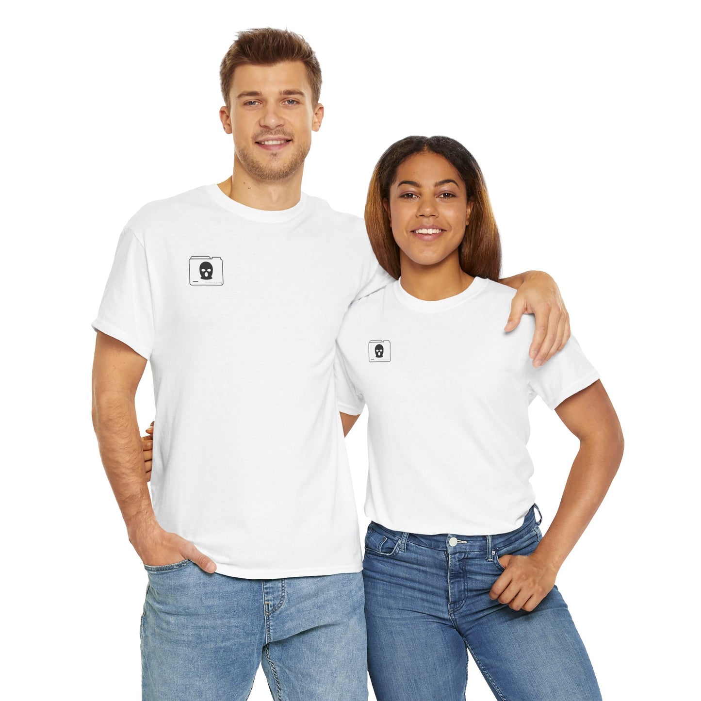 3D Patriot Small Logo with Afraid of Girls - Unisex Heavy Cotton Tee