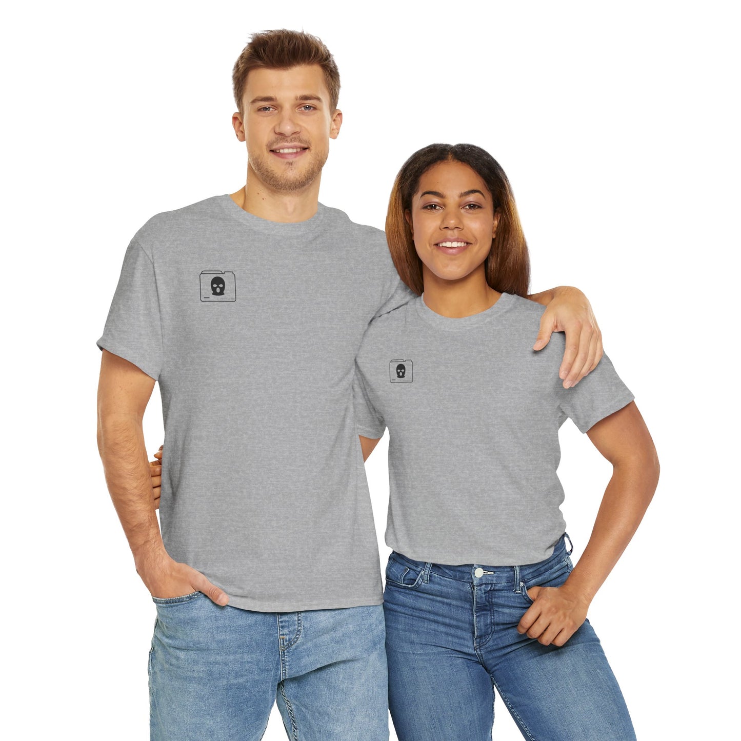 3D Patriot Small Logo with Afraid of Girls - Unisex Heavy Cotton Tee