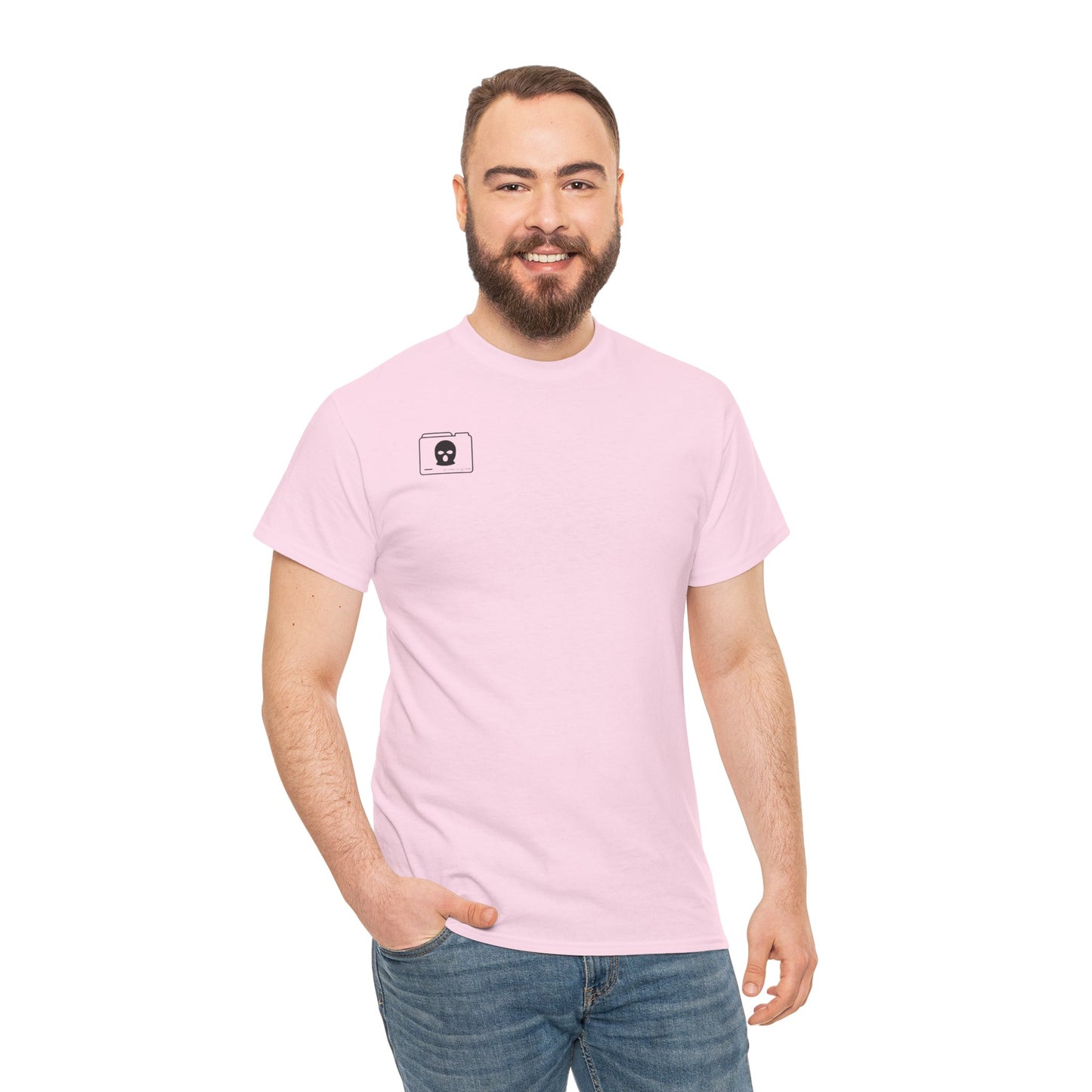 3D Patriot Small Logo with Afraid of Girls - Unisex Heavy Cotton Tee