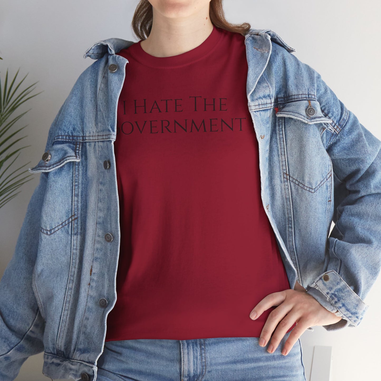I Hate The Government - Unisex Heavy Cotton Tee