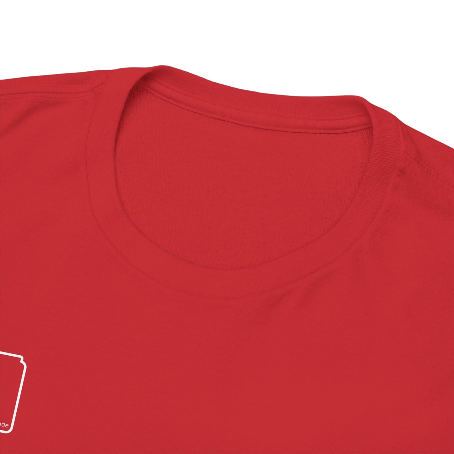 WHITE 3D Patriot Small Logo with Guillotine - Unisex Heavy Cotton Tee