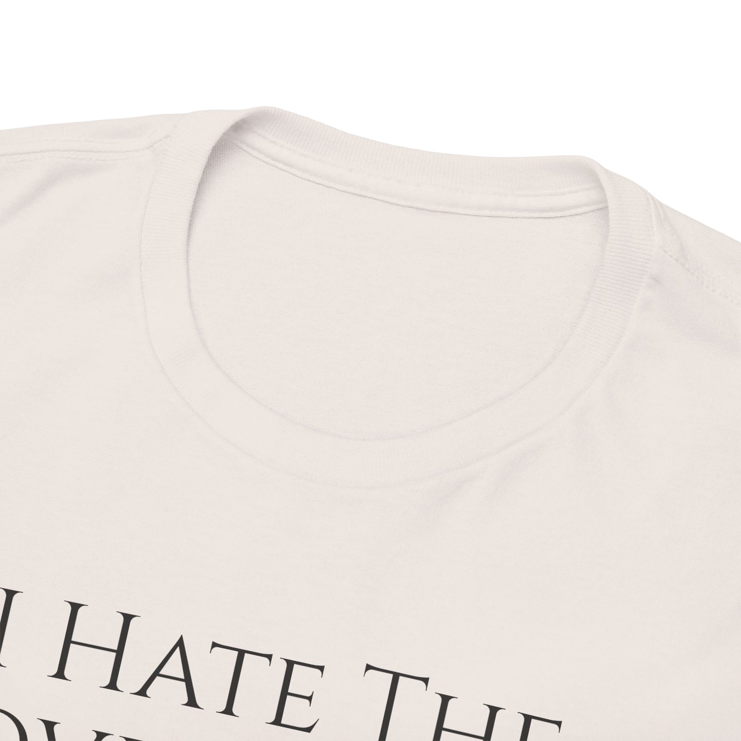 I Hate The Government (Extra Colors) - Unisex Heavy Cotton Tee