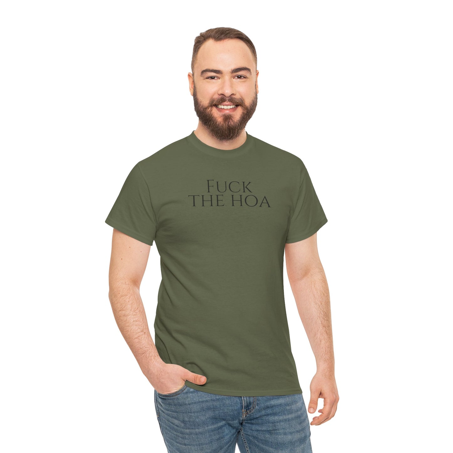 Fuck the HOA - Unisex Heavy Cotton Tee