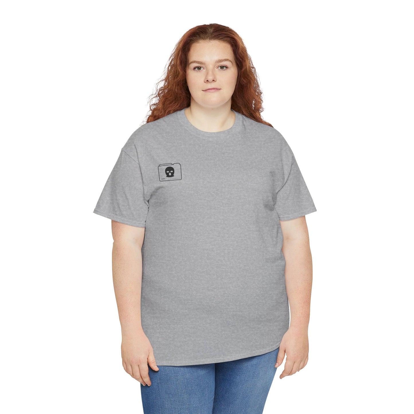 3D Patriot Small Logo with Afraid of Girls - Unisex Heavy Cotton Tee