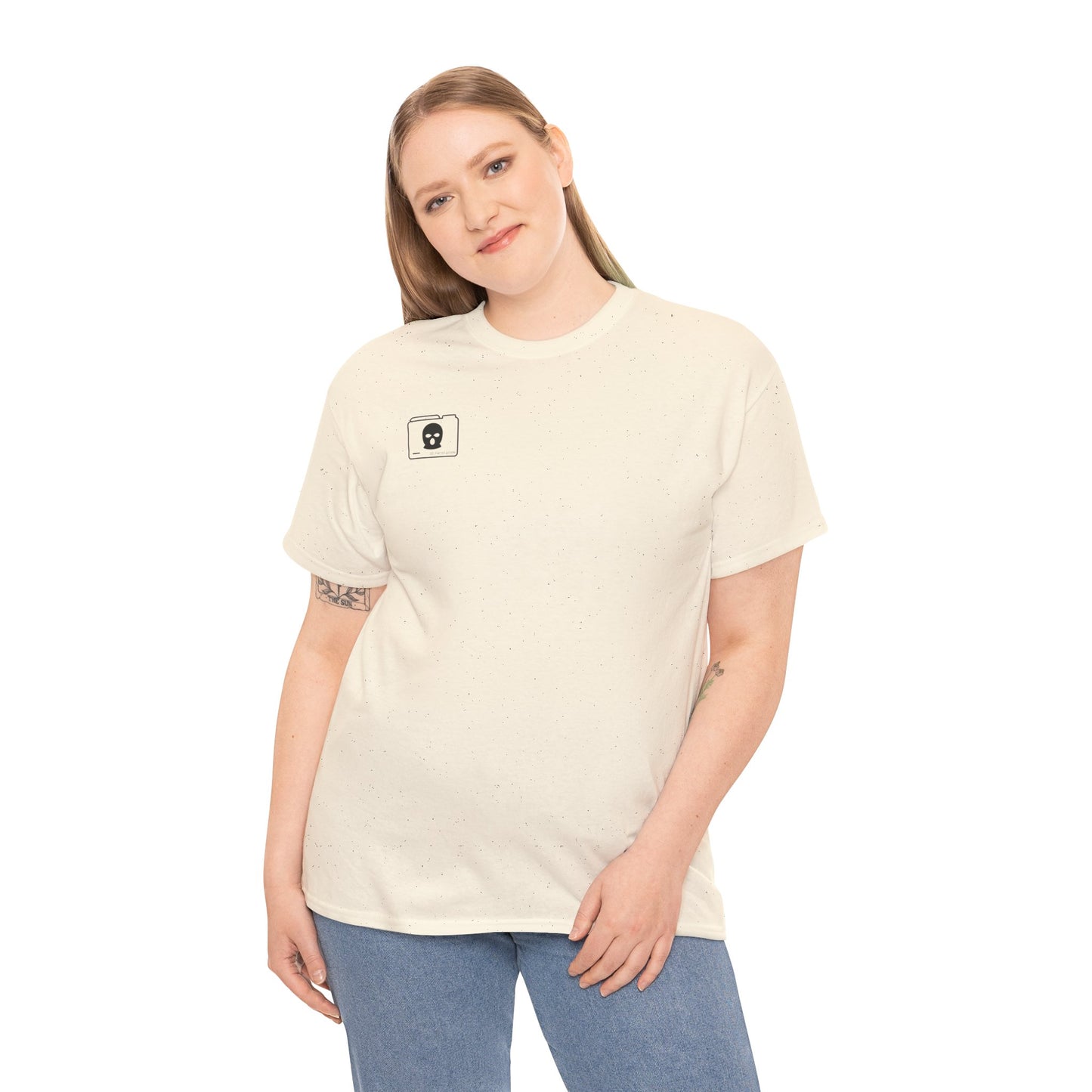 3D Patriot Small Logo with Afraid of Girls - Unisex Heavy Cotton Tee