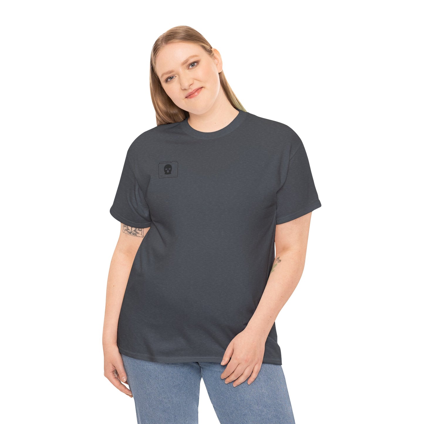 3D Patriot Small Logo with Afraid of Girls - Unisex Heavy Cotton Tee
