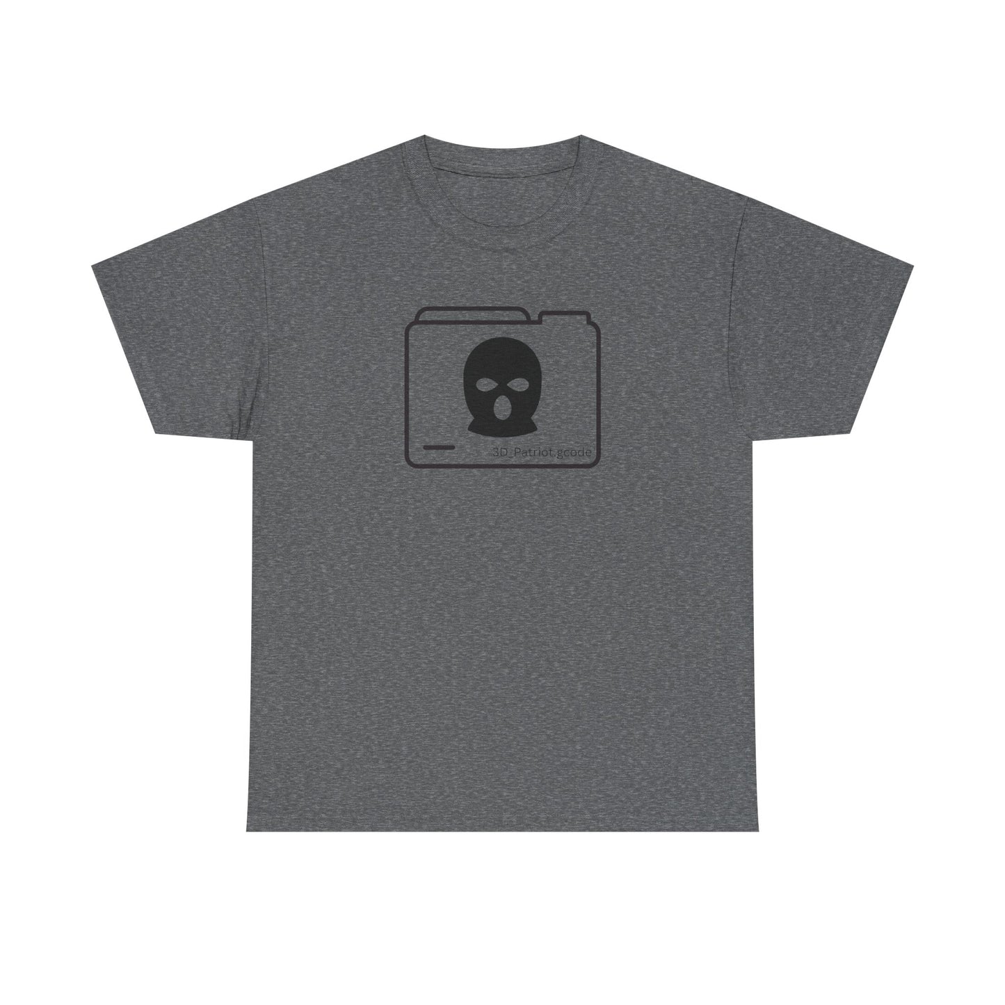 3D Patriot Logo with Guillotine - Unisex Heavy Cotton Tee