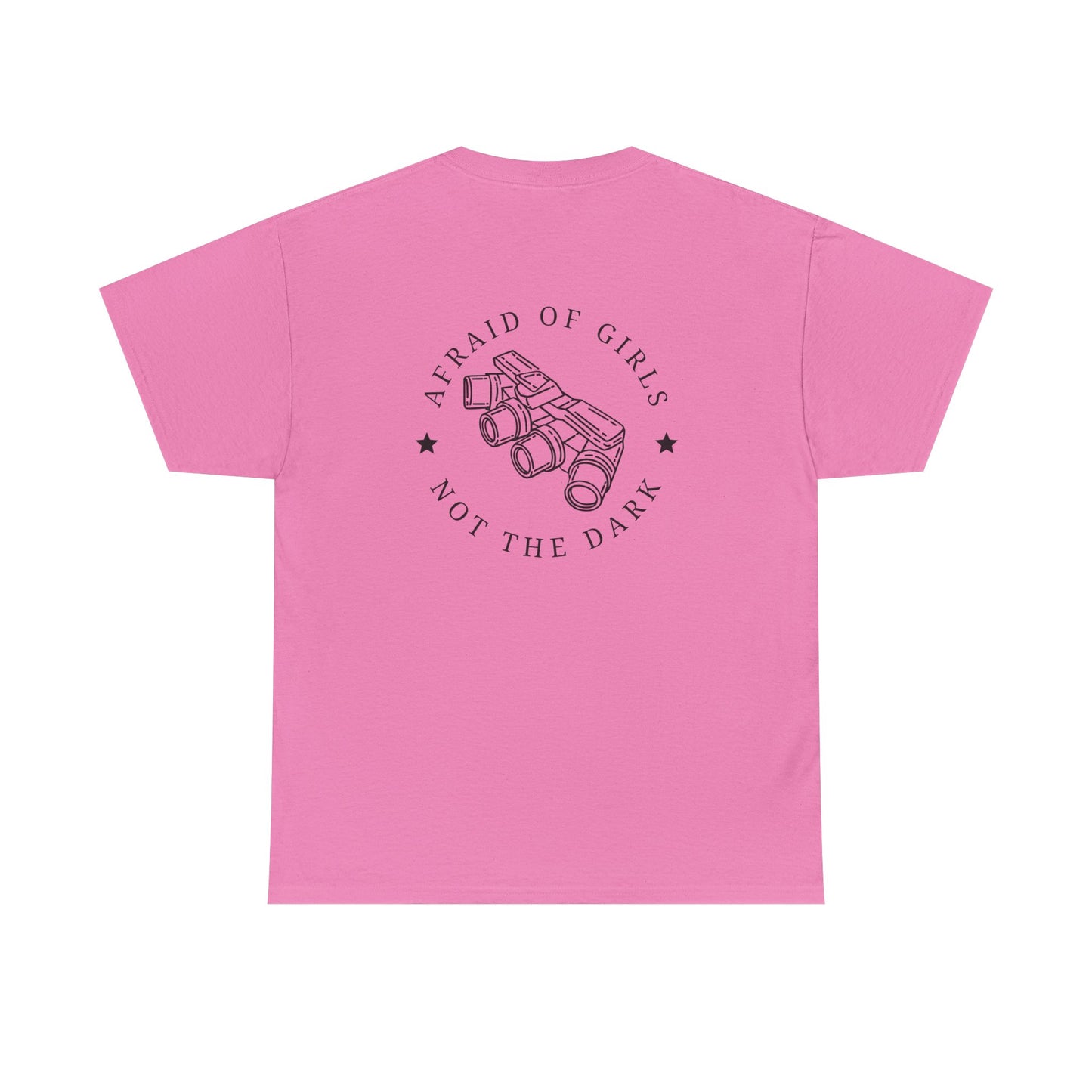3D Patriot Small Logo with Afraid of Girls - Unisex Heavy Cotton Tee