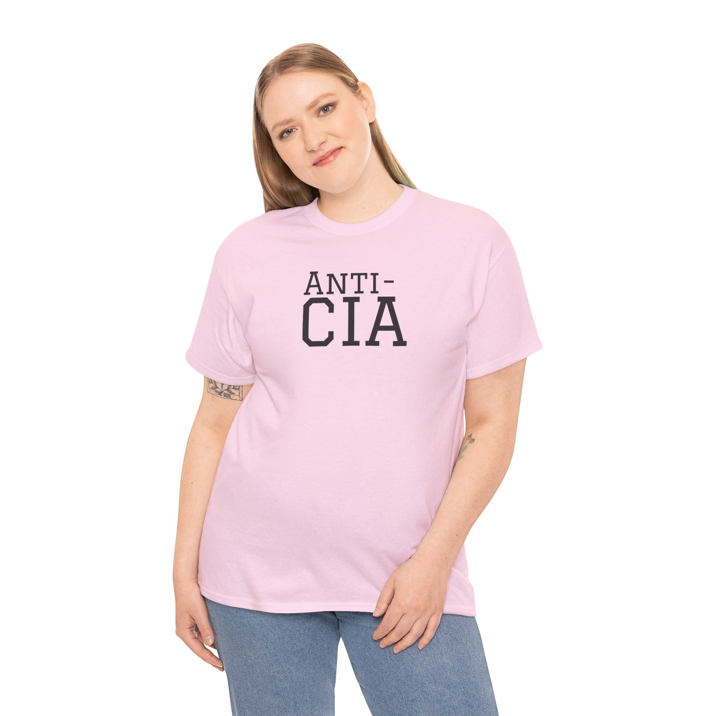 Anti-CIA - Unisex Heavy Cotton Tee