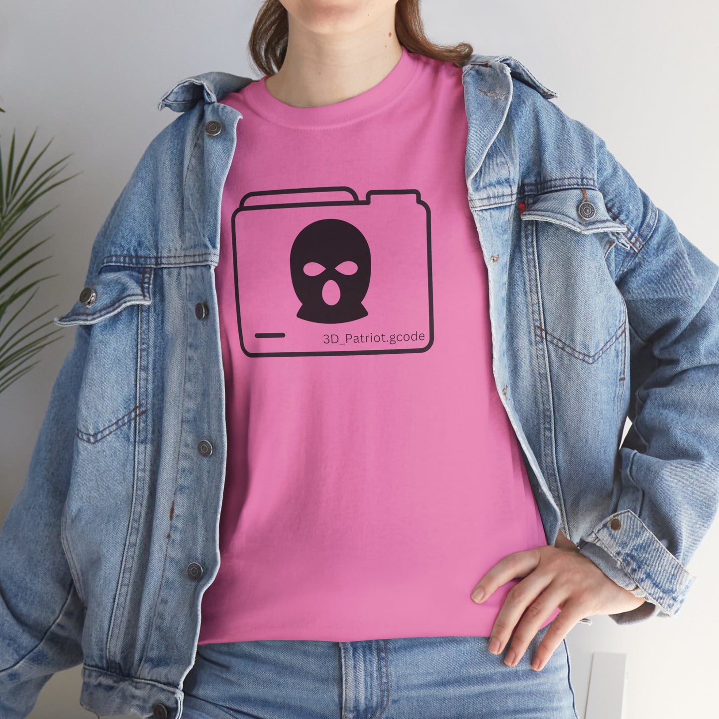 3D Patriot Logo with Guillotine - Unisex Heavy Cotton Tee