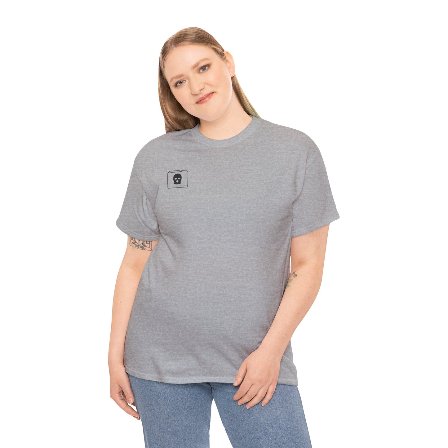 3D Patriot Small Logo with Afraid of Girls - Unisex Heavy Cotton Tee