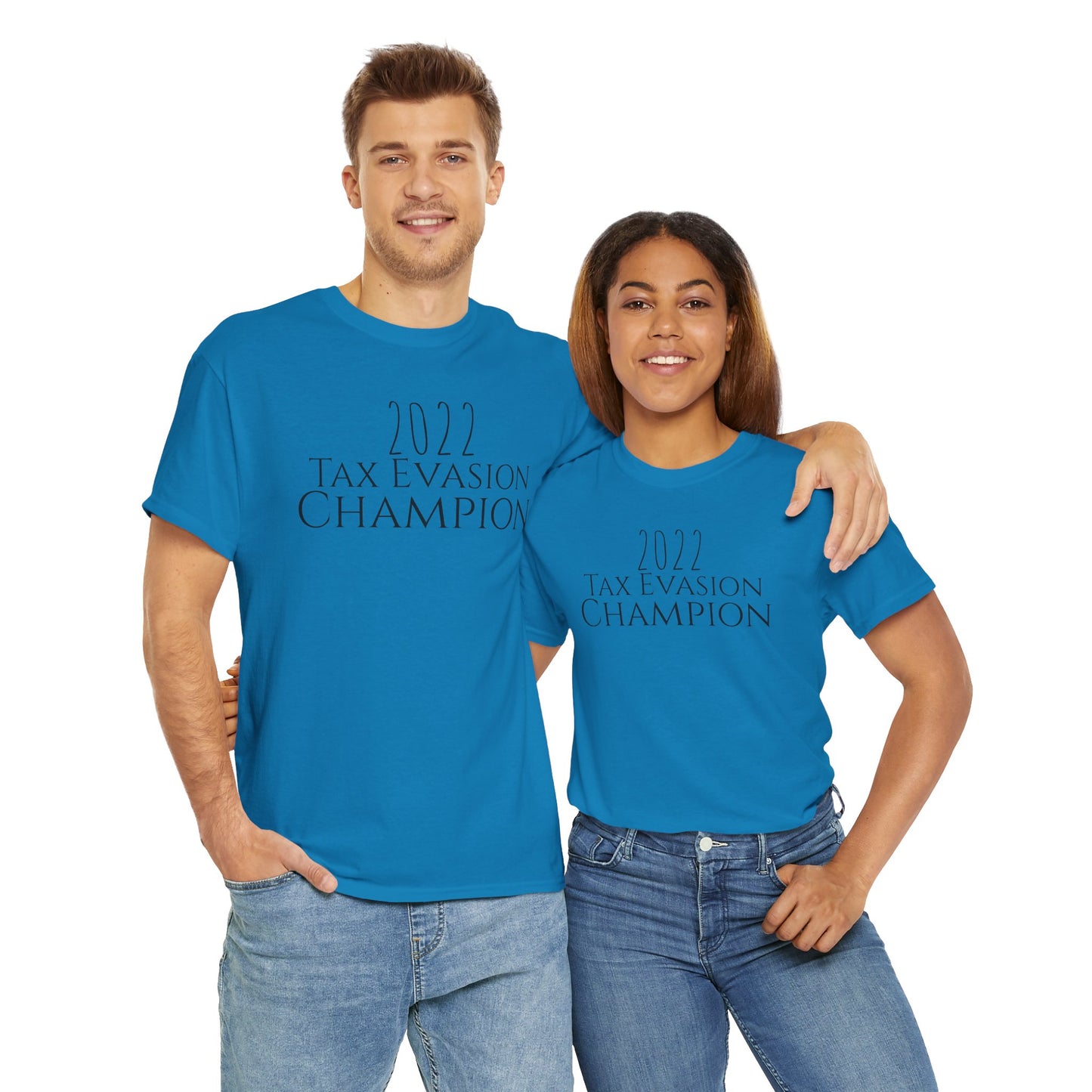 2022 Tax Evasion Champion - Unisex Heavy Cotton Tee
