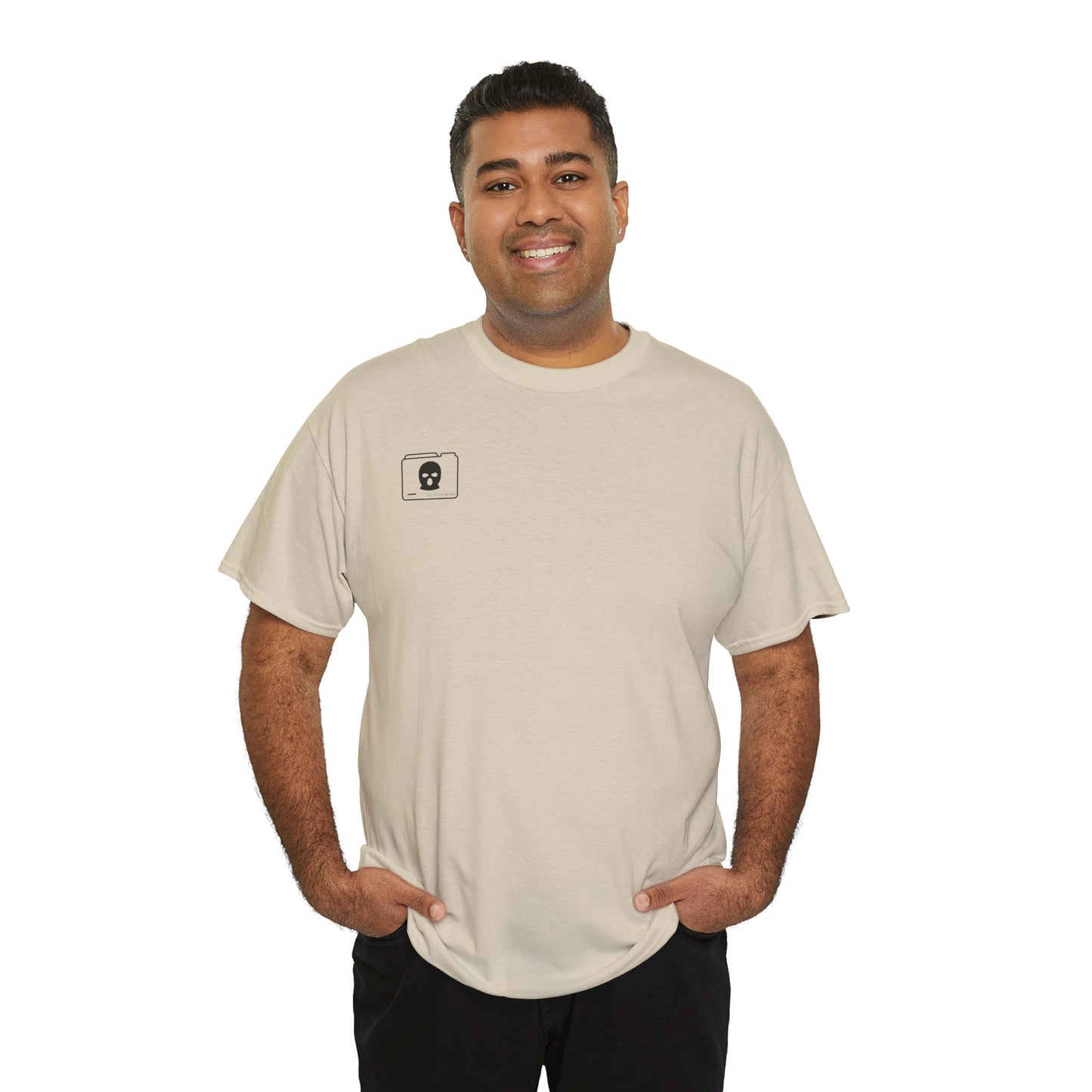 3D Patriot Small Logo with Afraid of Girls - Unisex Heavy Cotton Tee