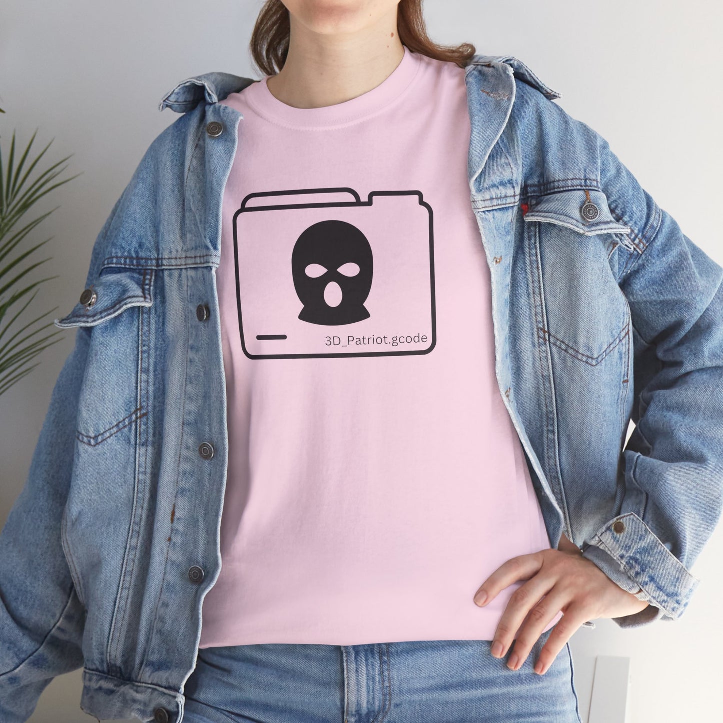 3D Patriot Logo with Guillotine - Unisex Heavy Cotton Tee
