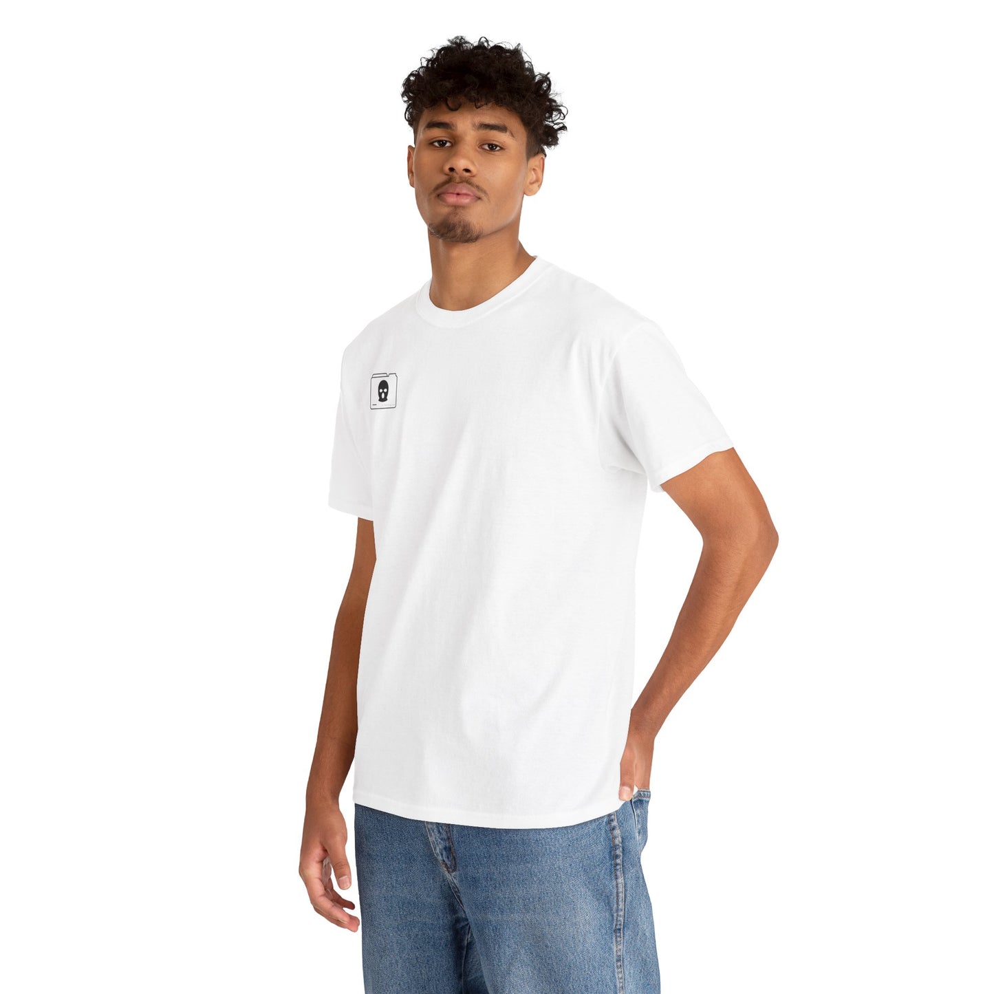 3D Patriot Small Logo with Afraid of Girls - Unisex Heavy Cotton Tee