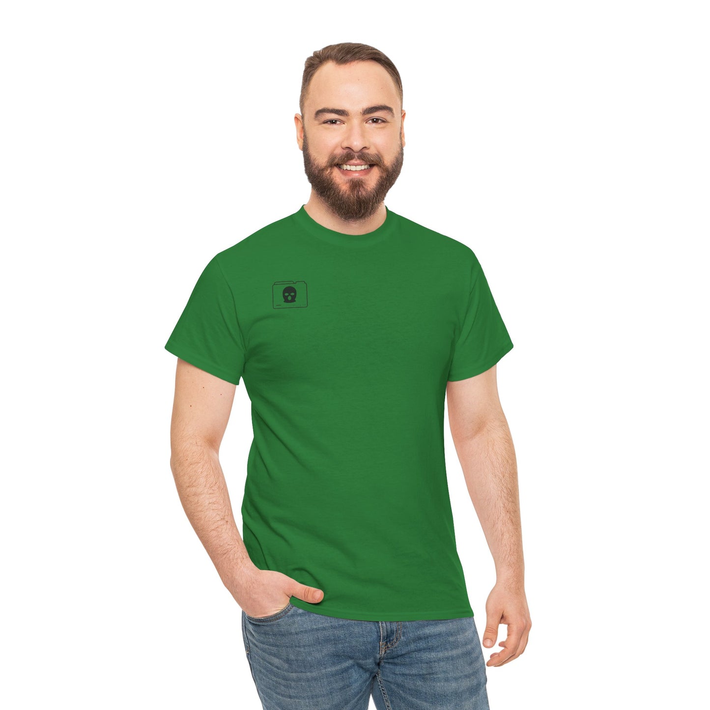3D Patriot Small Logo with Afraid of Girls - Unisex Heavy Cotton Tee