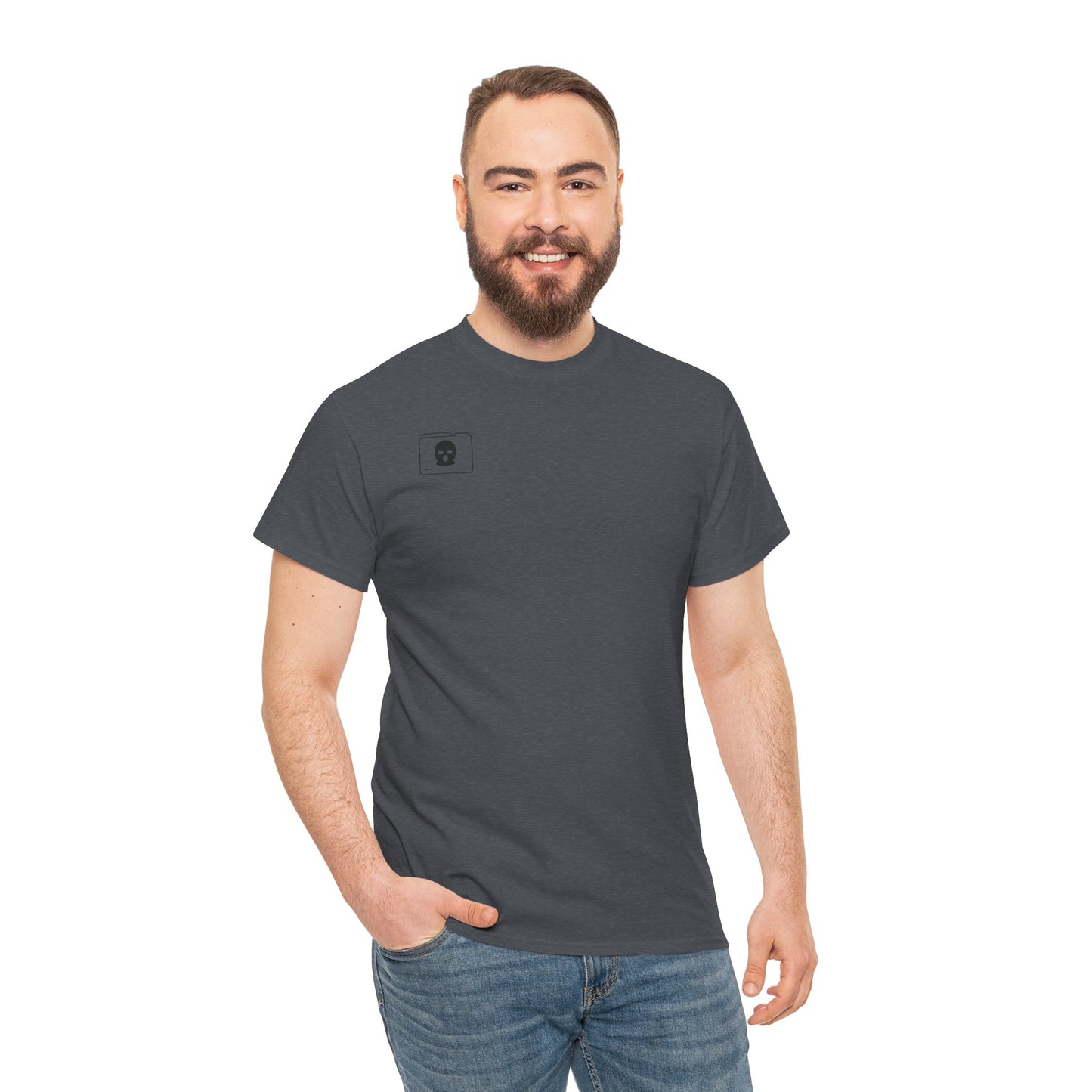 3D Patriot Small Logo with Afraid of Girls - Unisex Heavy Cotton Tee