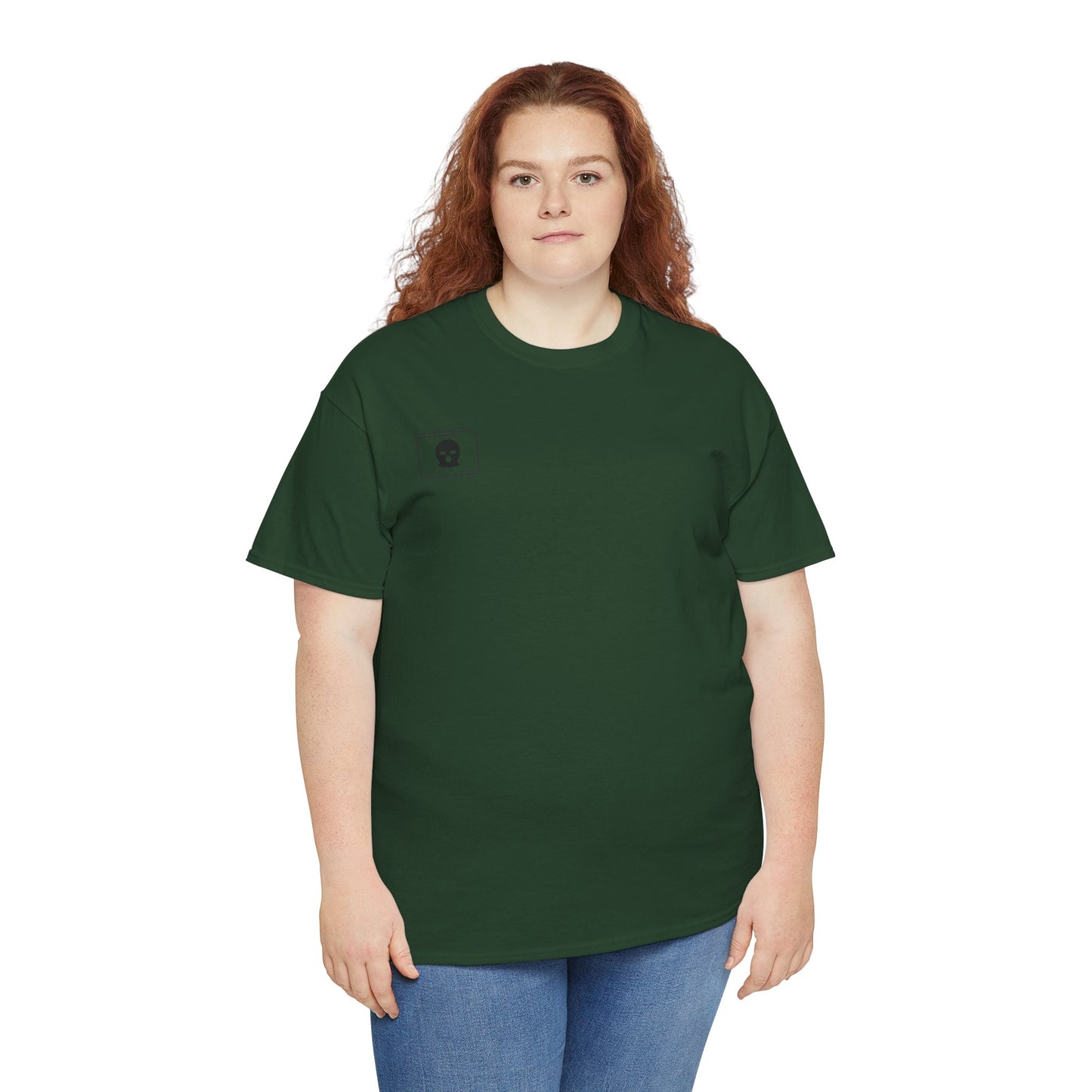 3D Patriot Small Logo with Afraid of Girls - Unisex Heavy Cotton Tee