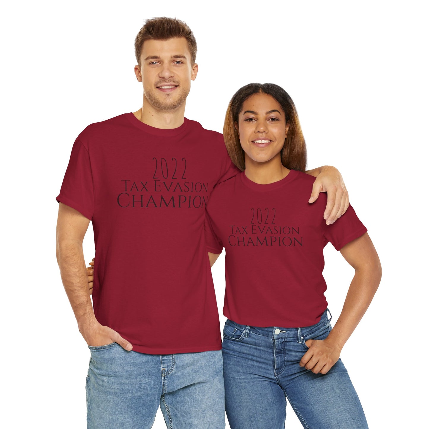 2022 Tax Evasion Champion - Unisex Heavy Cotton Tee