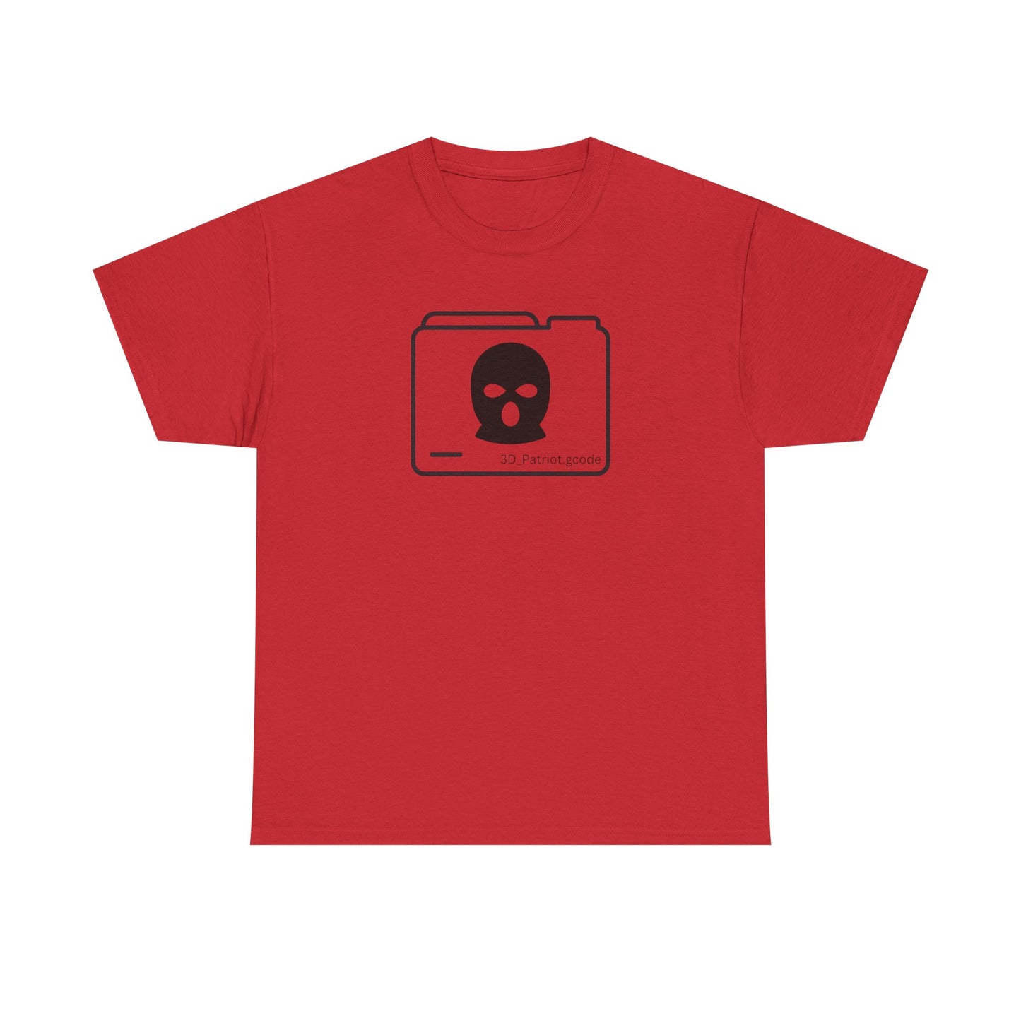 3D Patriot Logo with Guillotine - Unisex Heavy Cotton Tee