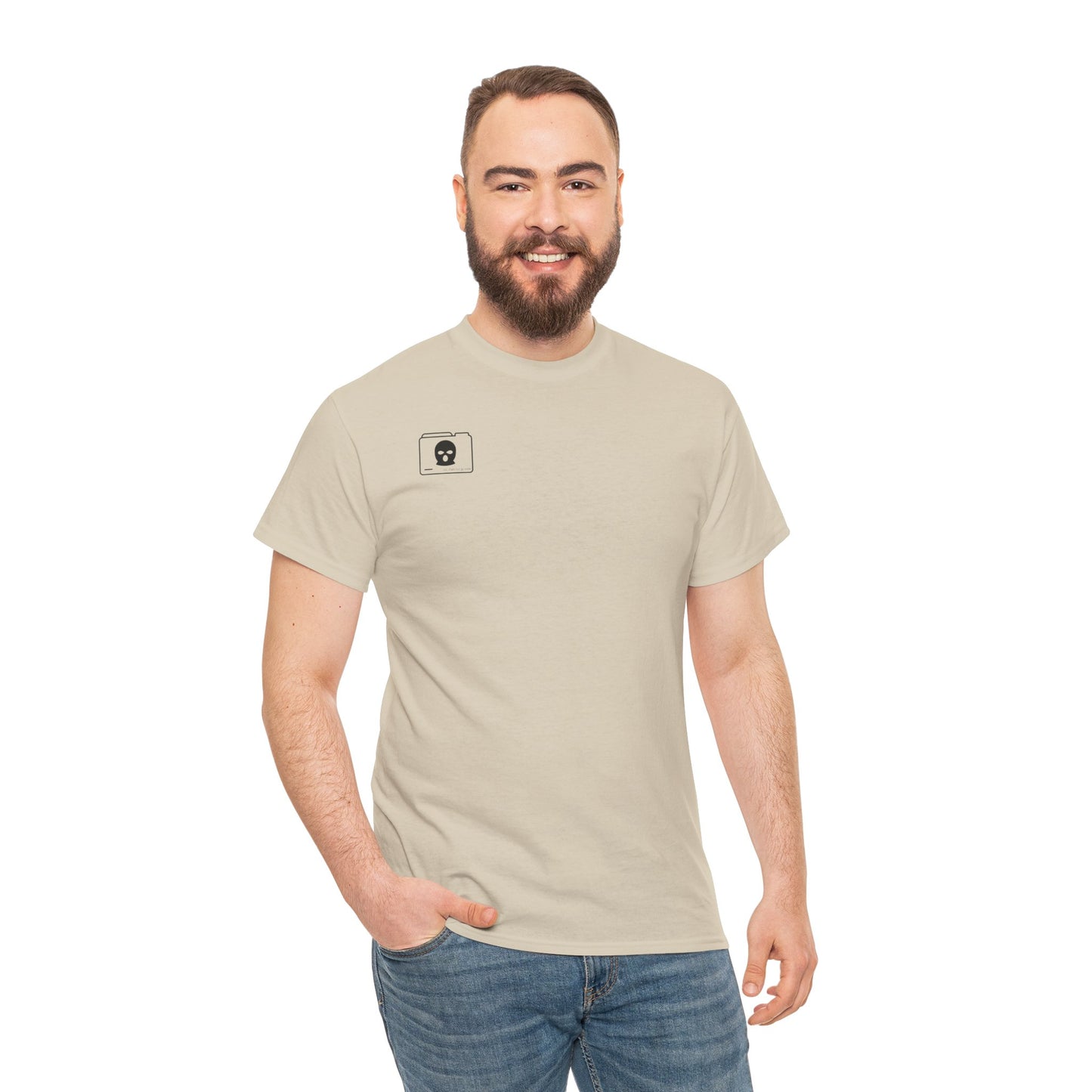 3D Patriot Small Logo with Afraid of Girls - Unisex Heavy Cotton Tee