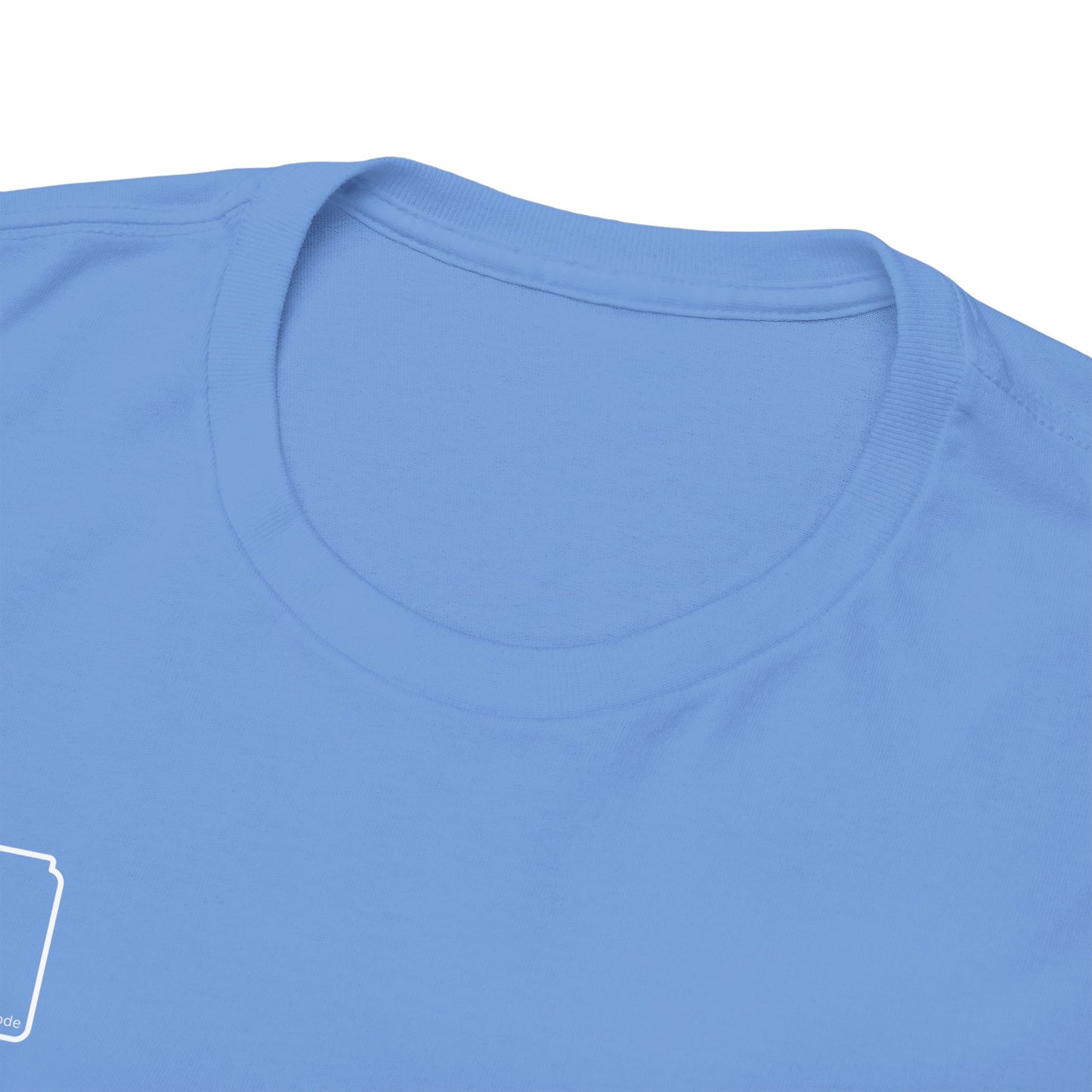 WHITE 3D Patriot Small Logo with Guillotine - Unisex Heavy Cotton Tee