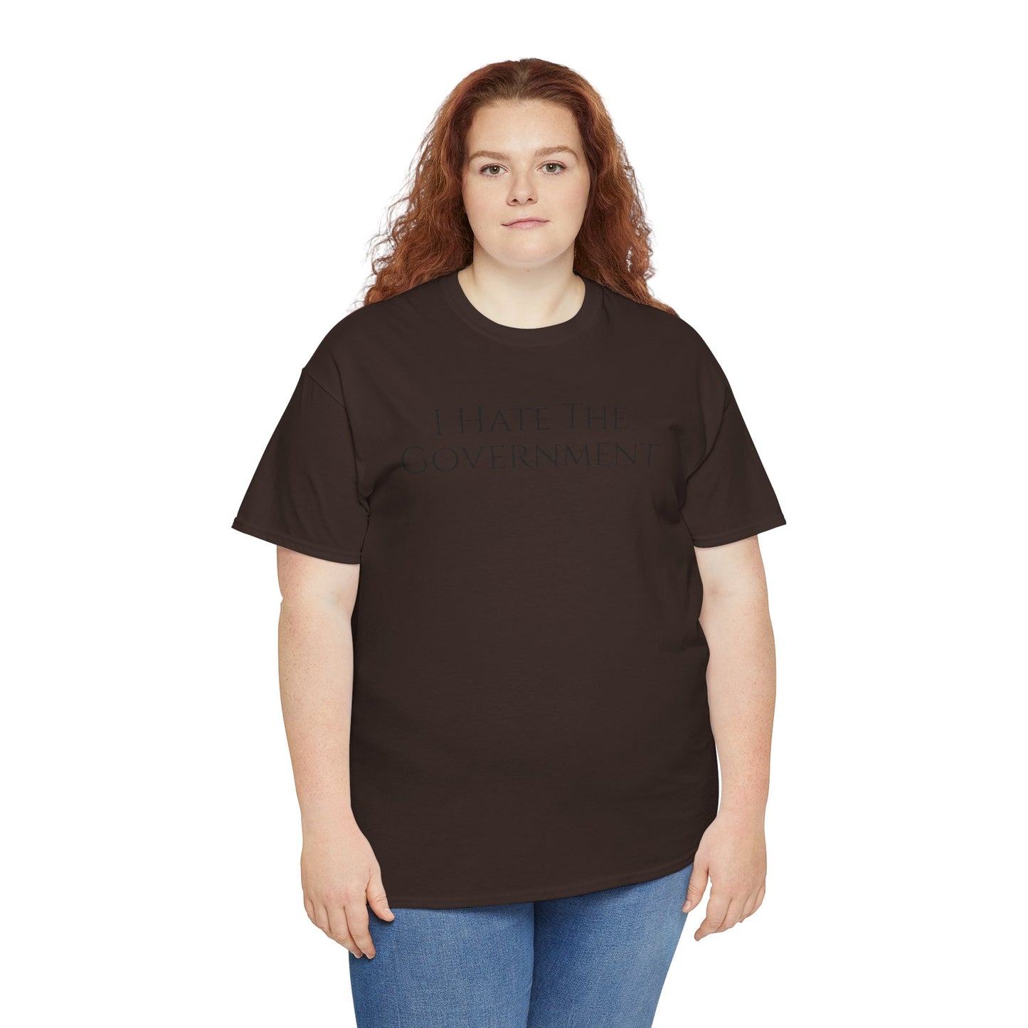 I Hate The Government (Extra Colors) - Unisex Heavy Cotton Tee