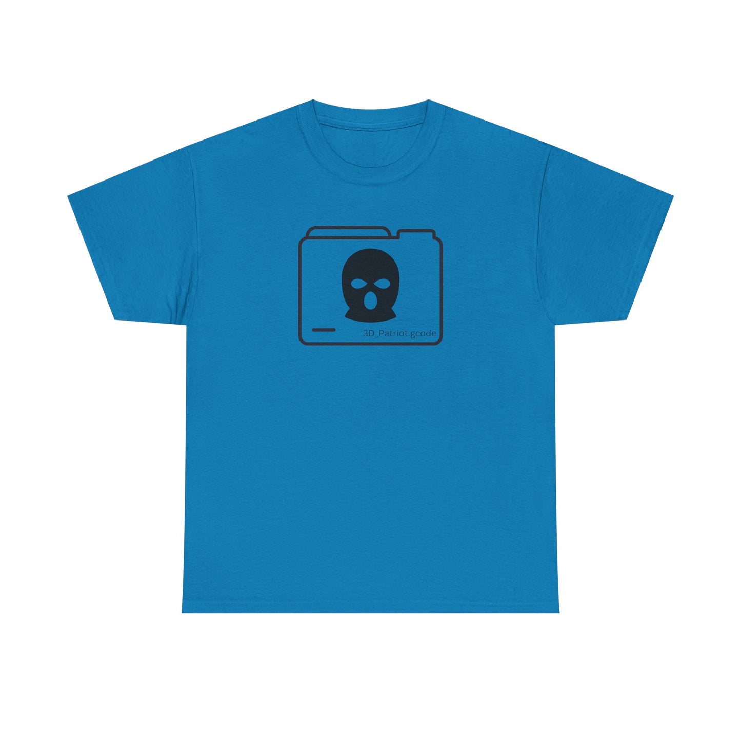 3D Patriot Logo with Guillotine - Unisex Heavy Cotton Tee