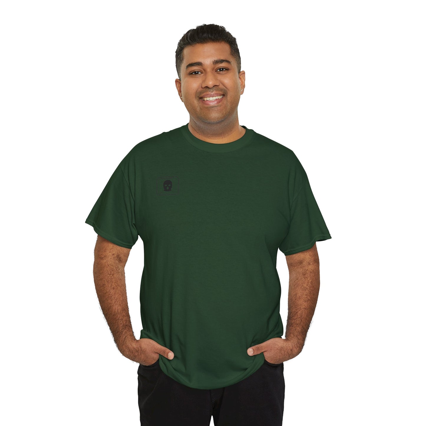 3D Patriot Small Logo with Afraid of Girls - Unisex Heavy Cotton Tee