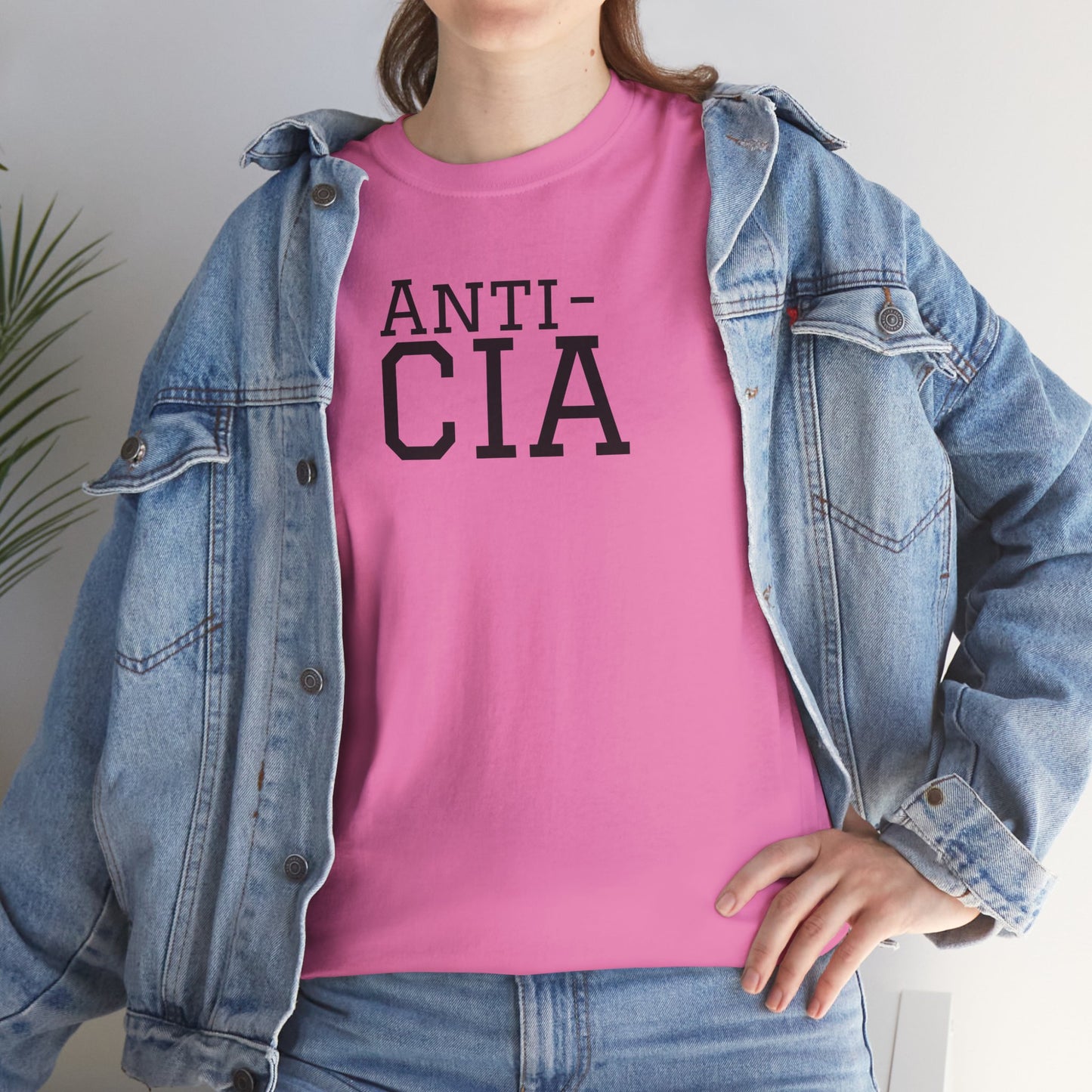 Anti-CIA - Unisex Heavy Cotton Tee