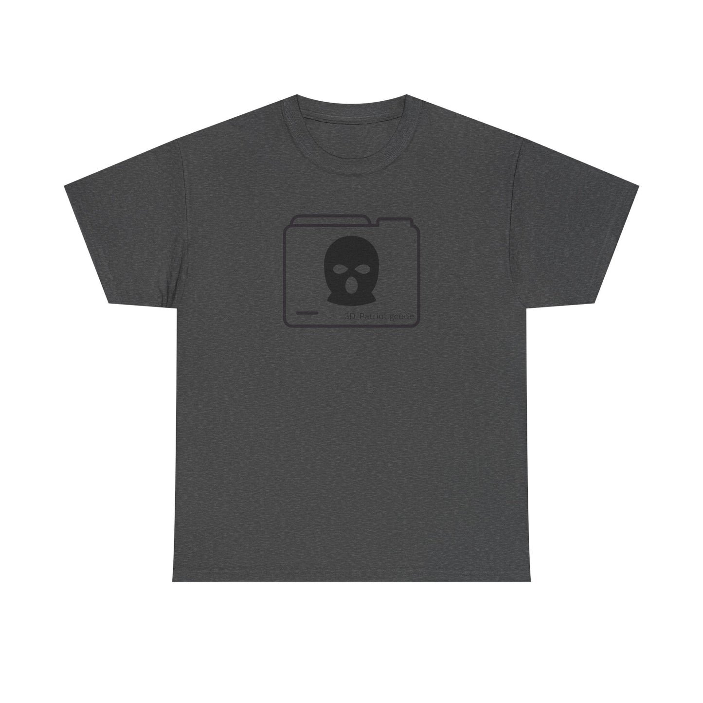 3D Patriot Logo with Guillotine - Unisex Heavy Cotton Tee