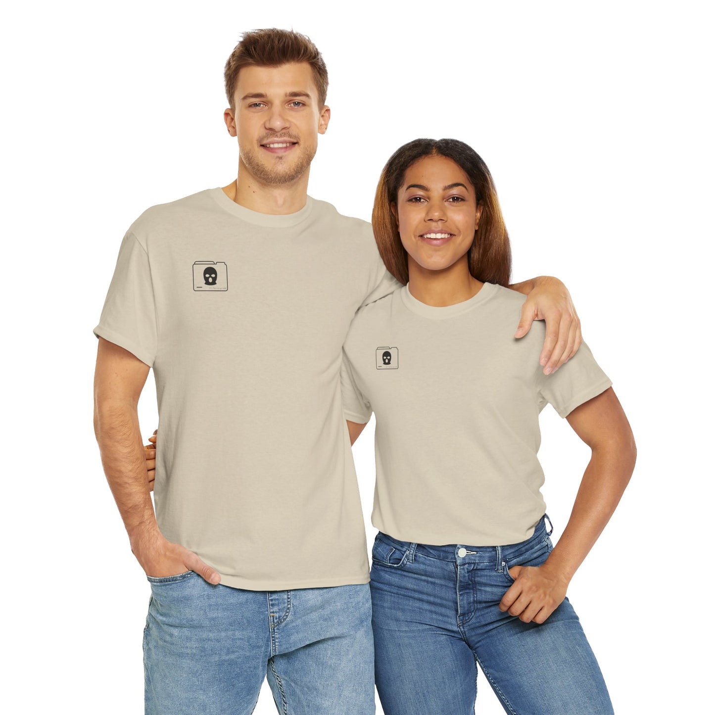 3D Patriot Small Logo with Afraid of Girls - Unisex Heavy Cotton Tee