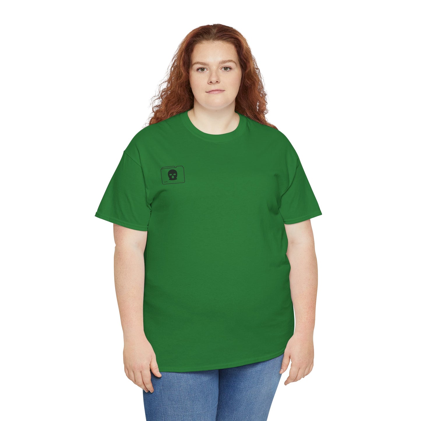 3D Patriot Small Logo with Afraid of Girls - Unisex Heavy Cotton Tee