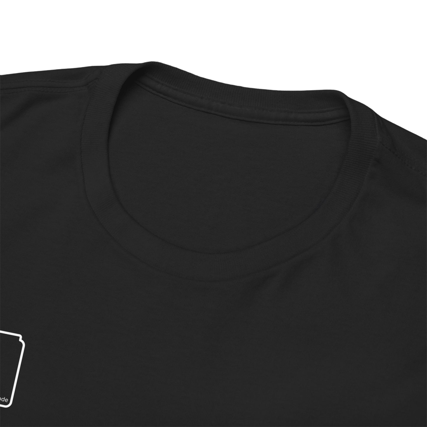 WHITE 3D Patriot Small Logo with Guillotine - Unisex Heavy Cotton Tee