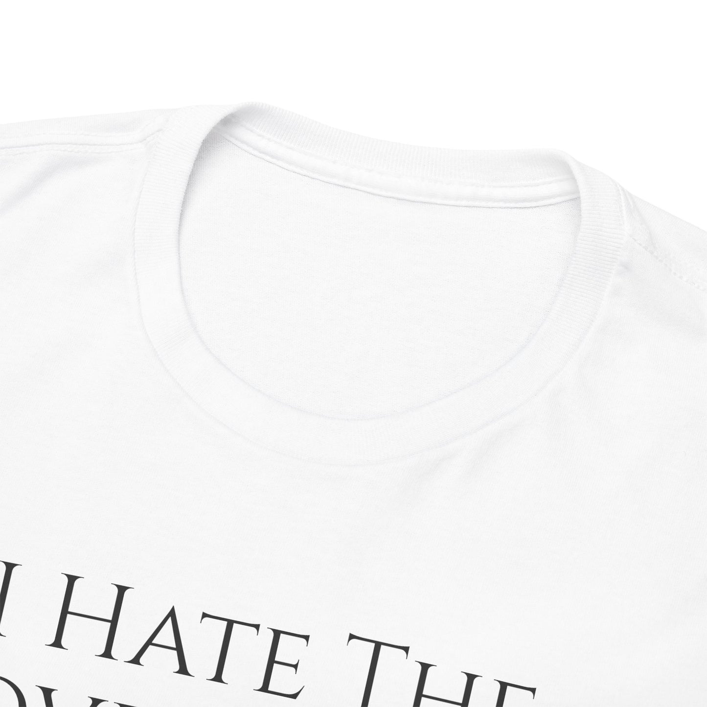 I Hate The Government (Extra Colors) - Unisex Heavy Cotton Tee