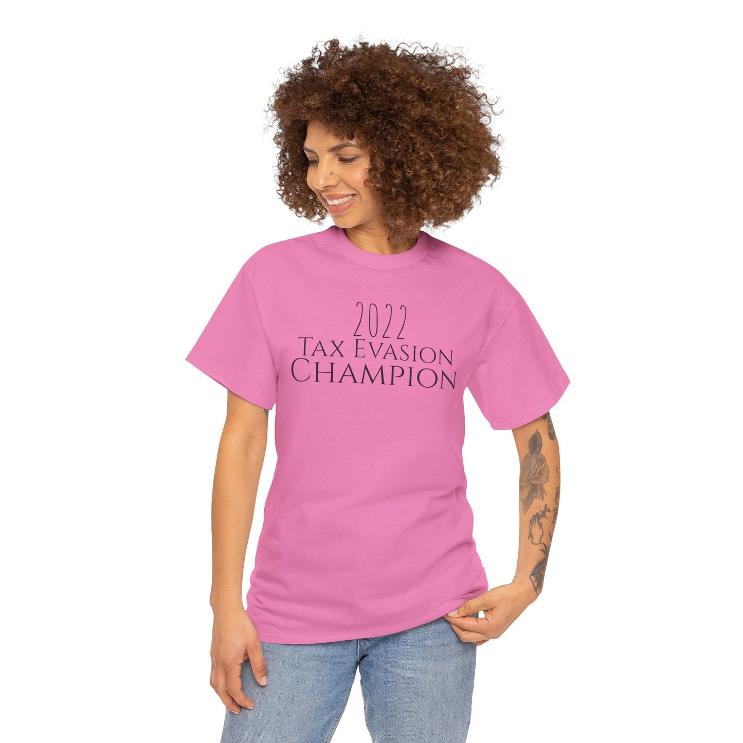 2022 Tax Evasion Champion - Unisex Heavy Cotton Tee